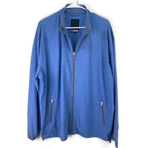 Men's Linksoul Blue Full-Zip Golf Windbreaker XL